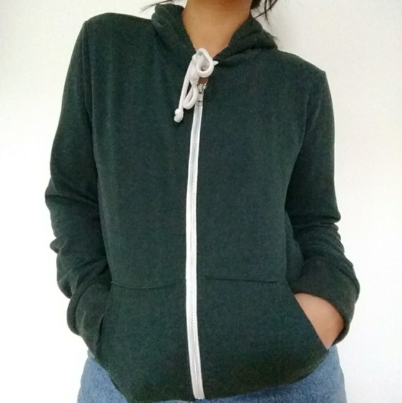 H&M Hunter Green Hoodie - Picture 2 of 4